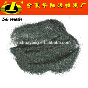 Ningxia shizuishan carbure de silicium corindon vert et noir